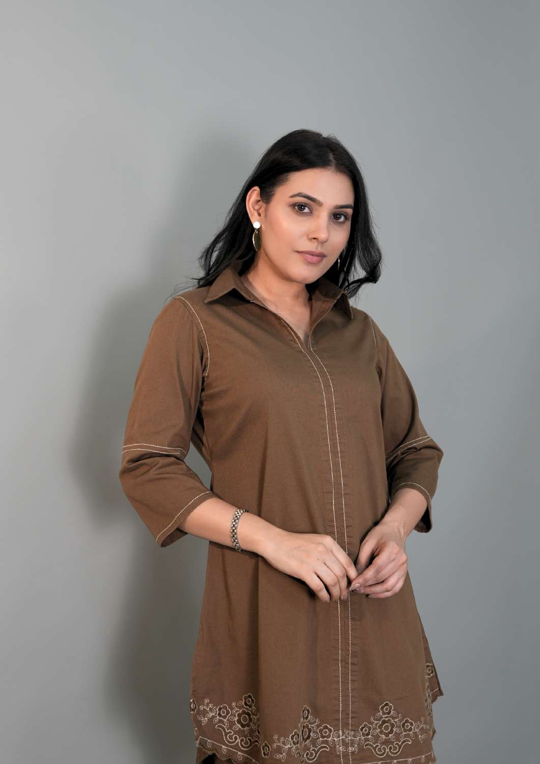 Product Carousel Image 3: Cutwork Charm Co-ord Set