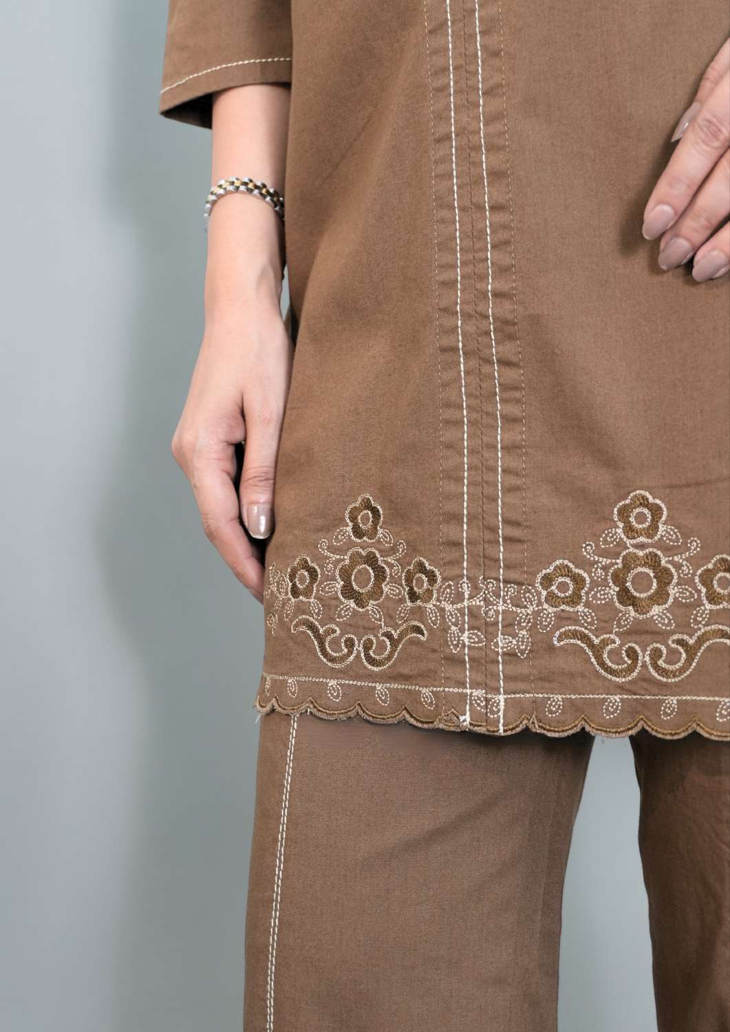 Product Carousel Image 4: Cutwork Charm Co-ord Set