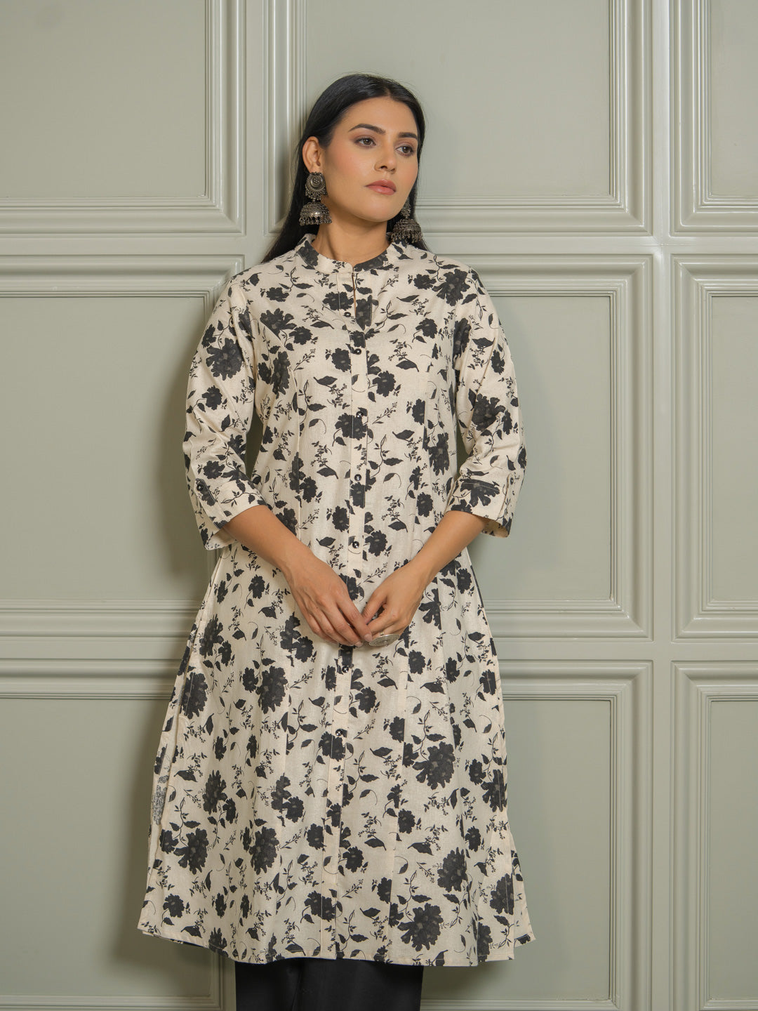 Summer Florals Printed Kurta - Etiquette Apparel