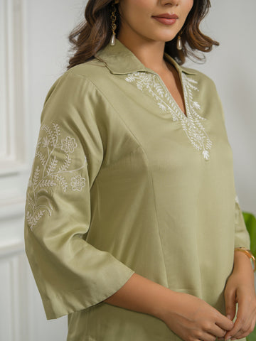 Elegant Sage Green Co-ord Set