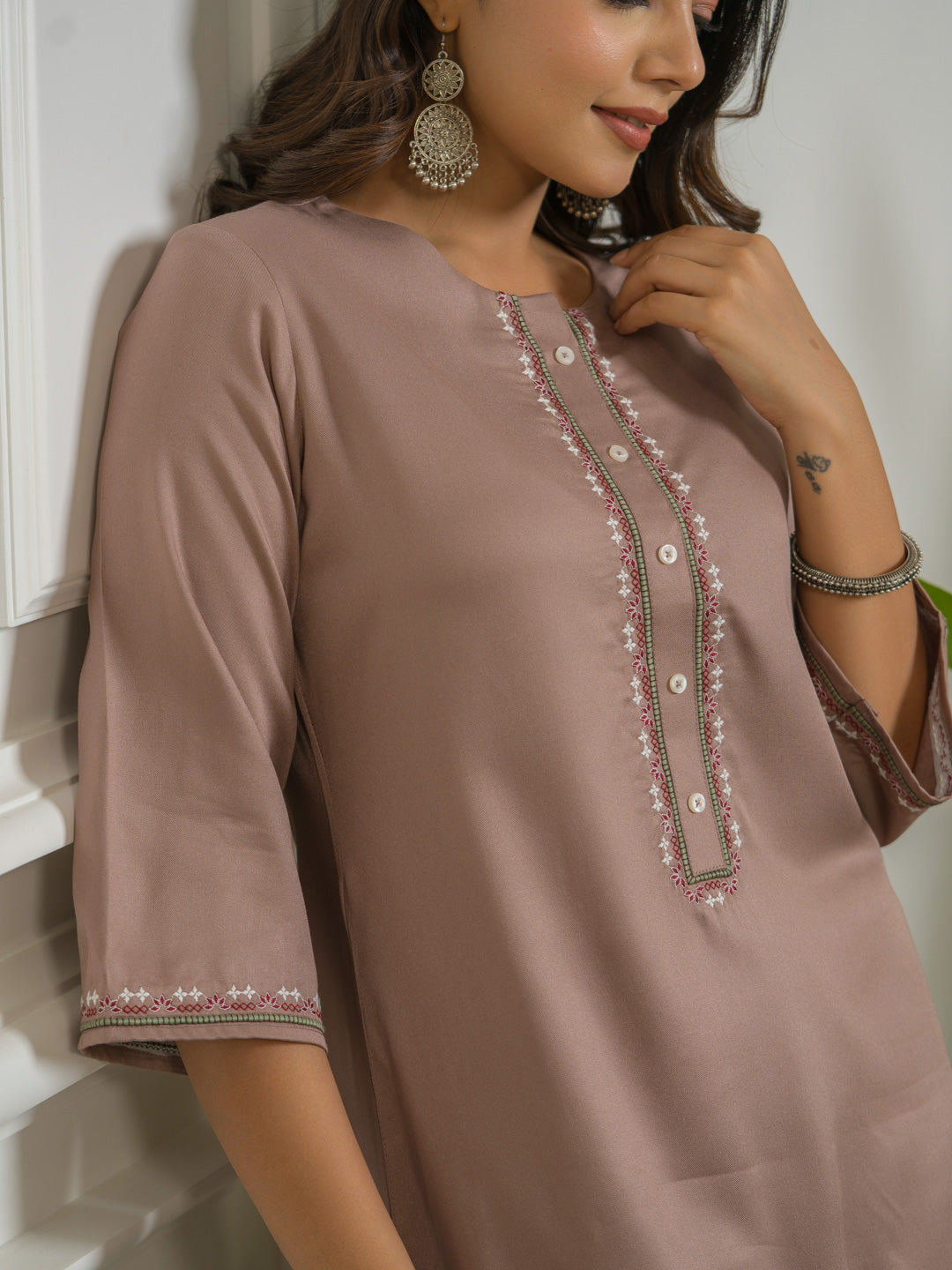 Product Carousel Image 12: Designer Kurta with Sleeve Detail