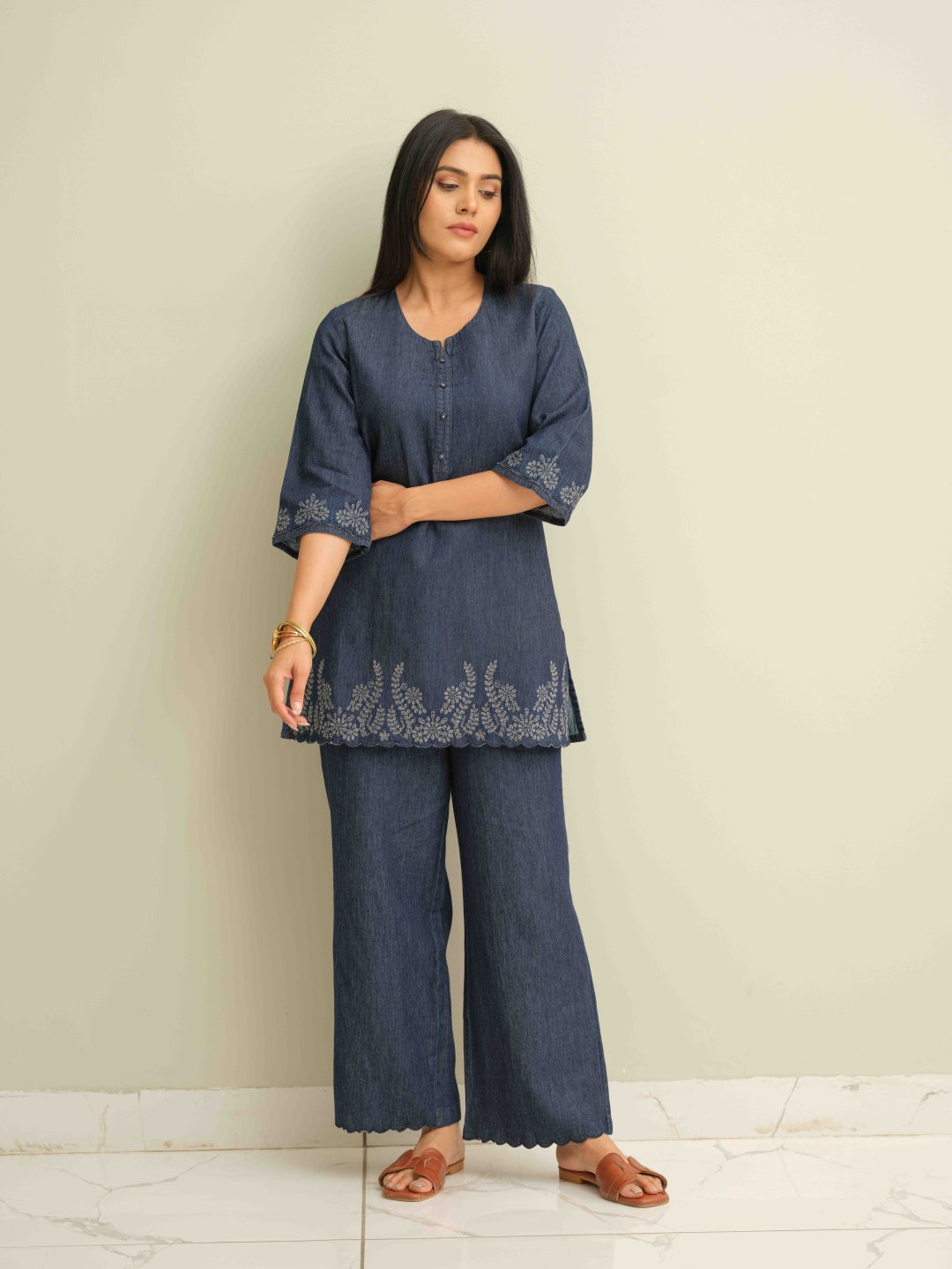 Stitch, Shade & Slay Denim Co-ord Set - Etiquette Apparel