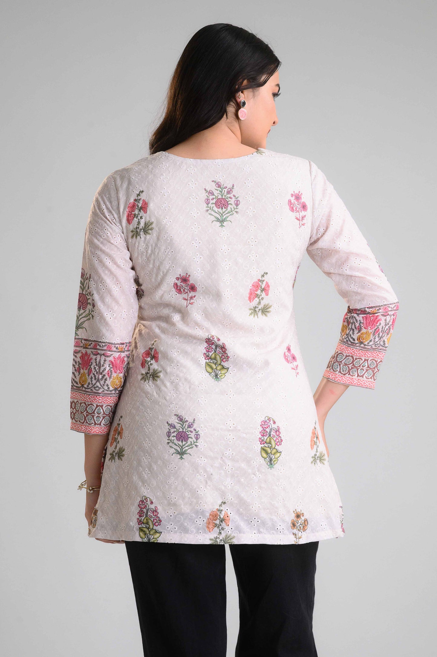 Imperial Blossom Short Top - Etiquette Apparel