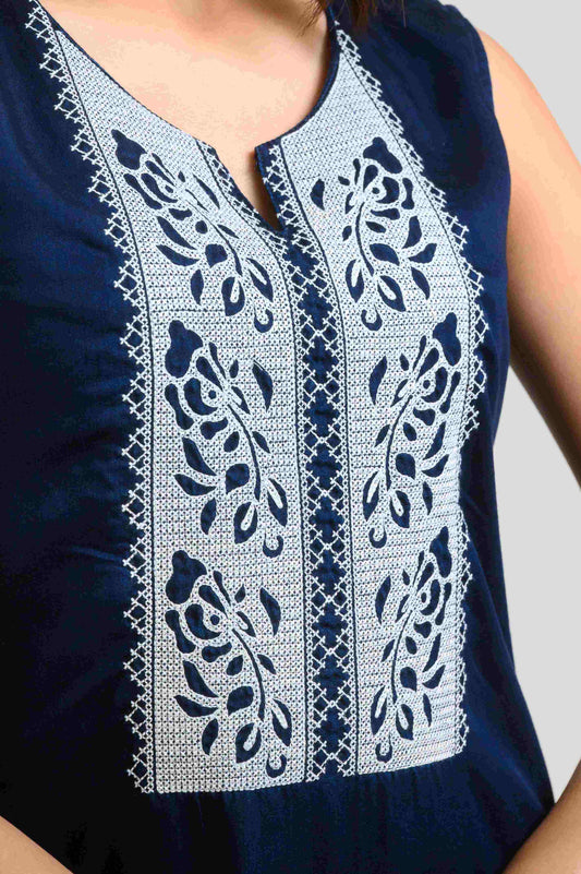 Denim Made Desi Dress - Etiquette Apparel