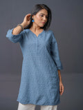Product Carousel Image 3: Monotone Schiffli Top