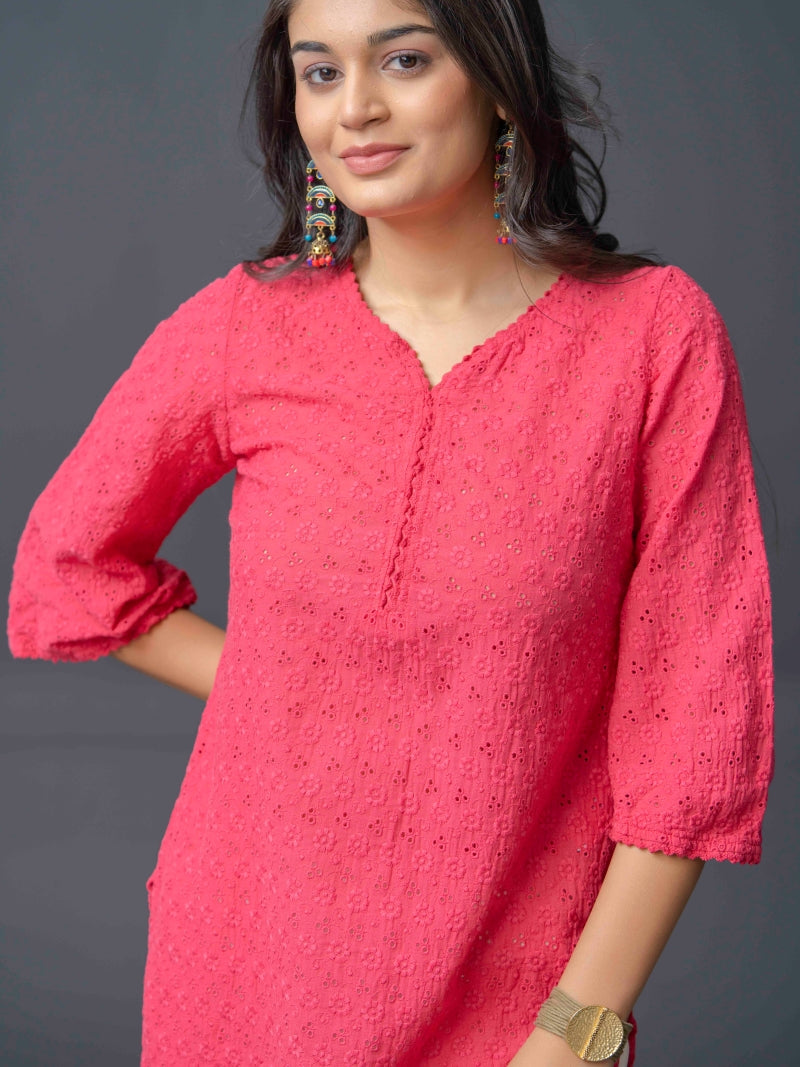 Product Carousel Image 12: Monotone Schiffli Top