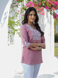 Product Carousel Image 1: Monumental Emboridery Colored Denim