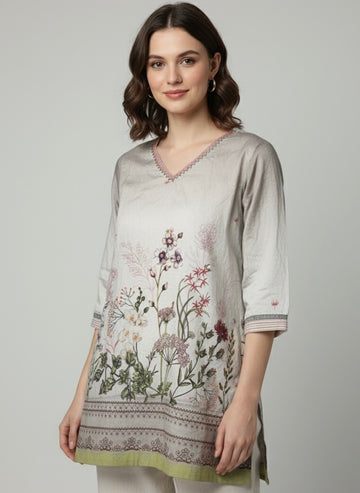 Mellow Floral Top - Etiquette Apparel