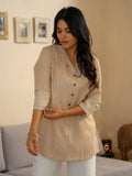 Product Carousel Image 5: Texture Twist Collared Top