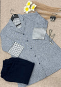 Product Carousel Image 3: Texture Twist Collared Top