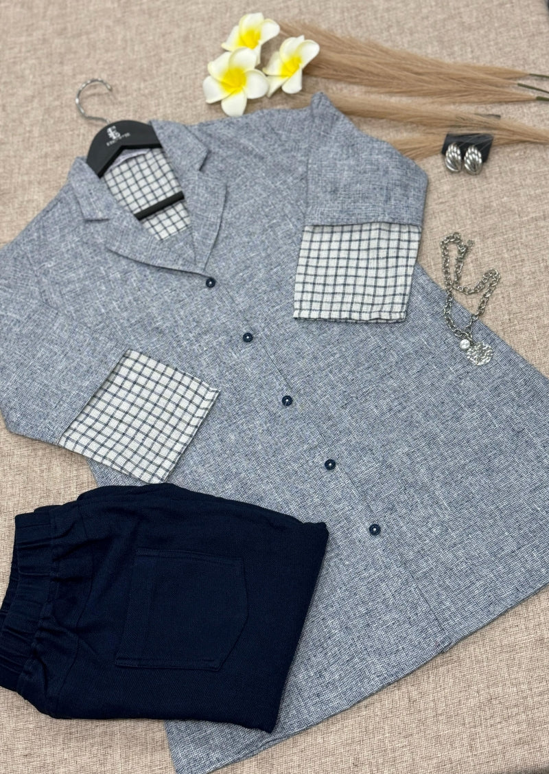Product Carousel Image 13: Texture Twist Collared Top