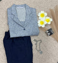Product Carousel Image 1: Texture Twist Collared Top