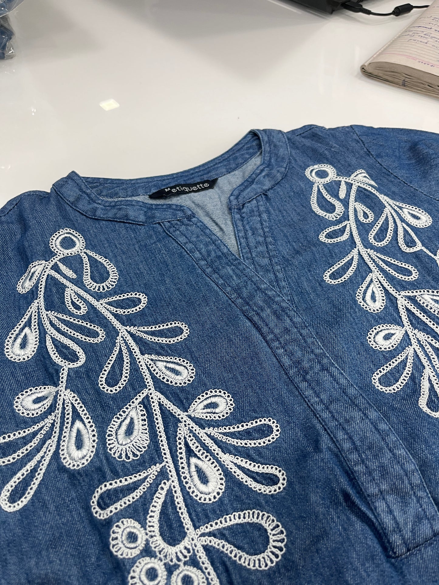Blue Secret Indigo Dress - Etiquette Apparel