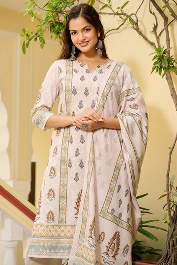 Ethereal Ease Dupatta Set - Etiquette Apparel