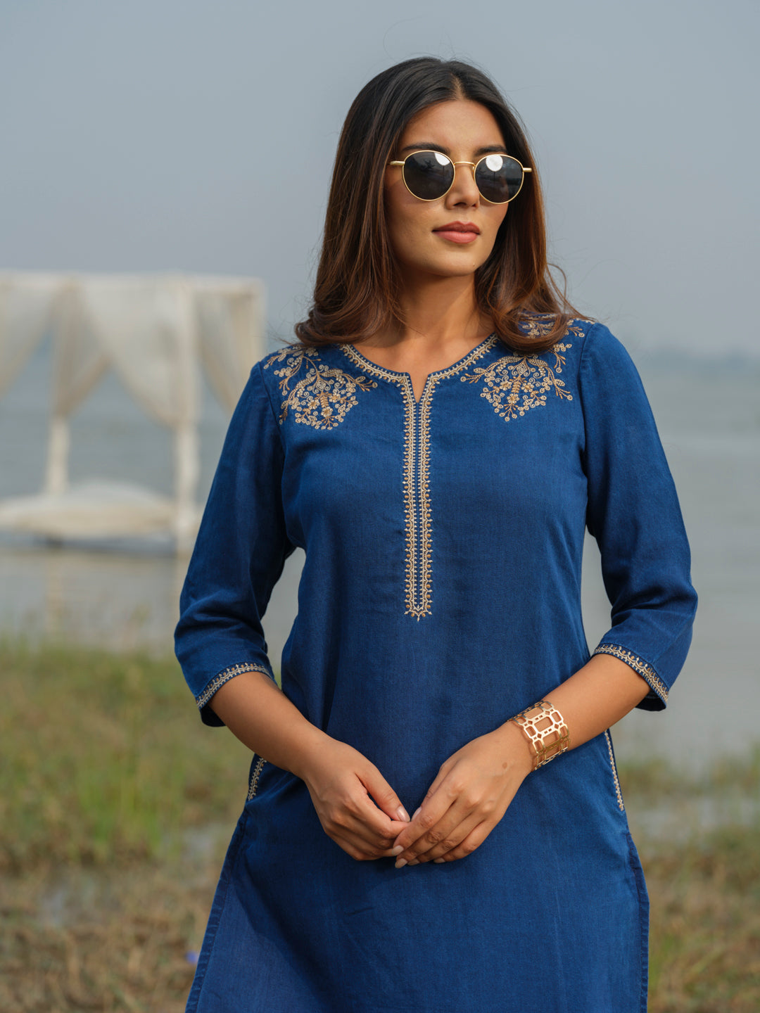Indigo Mal Kurta - Etiquette Apparel