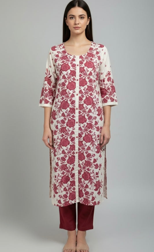 Flora and Fun Kurta - Etiquette Apparel