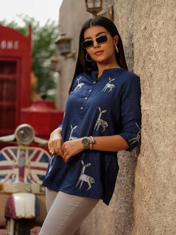 The Dear Embriodered Short Top Etiquette Apparel