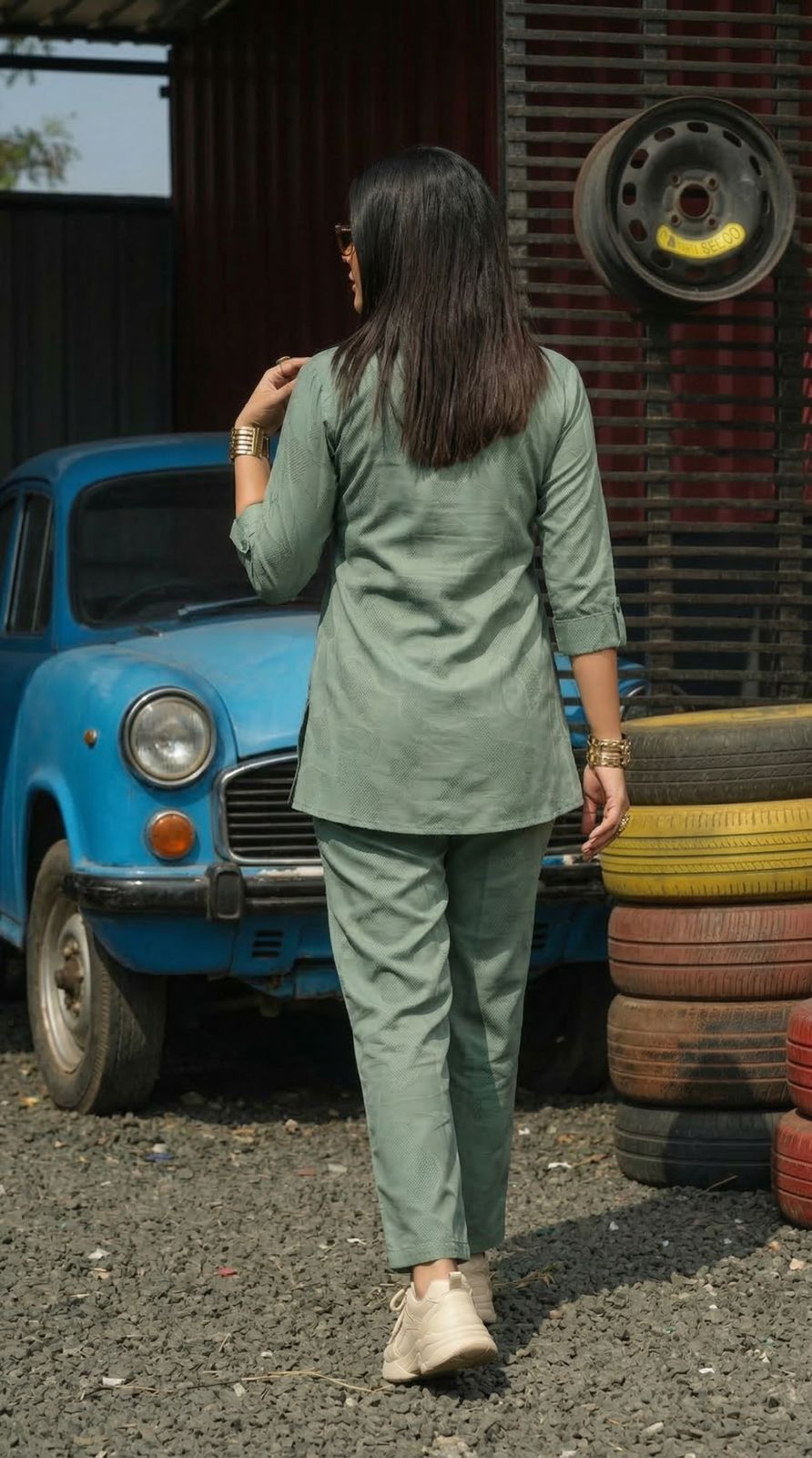 Soft structure co-ord set - Etiquette Apparel
