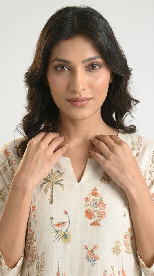 Subtle Story Kurta - Etiquette Apparel