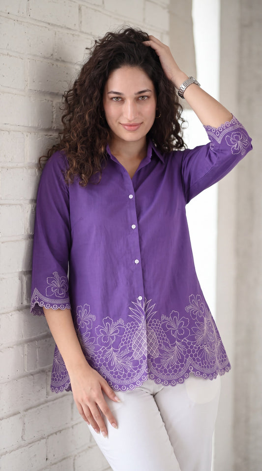 Cutwork But Make it Bold Top - Etiquette Apparel
