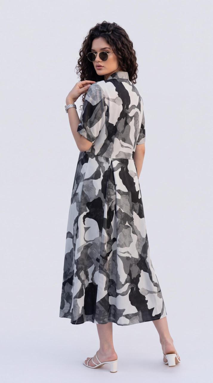 Camouflage Print Dress