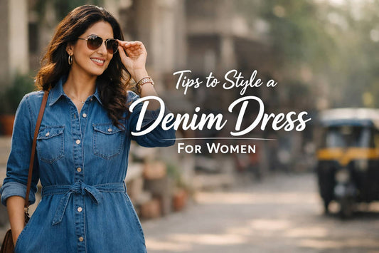 How to Style a Denim Dress