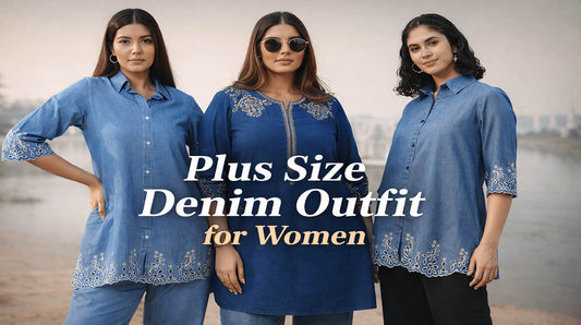 Plus Size Denim Outfit for Women
