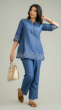 Black is New Blue Co-ord Set - Etiquette Apparel