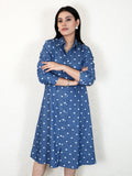 Product Carousel Image 1: Denim Dress with a Heart