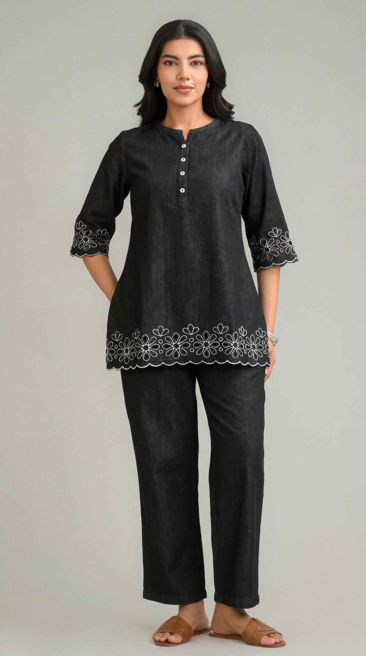 Black is New Blue Co-ord Set - Etiquette Apparel