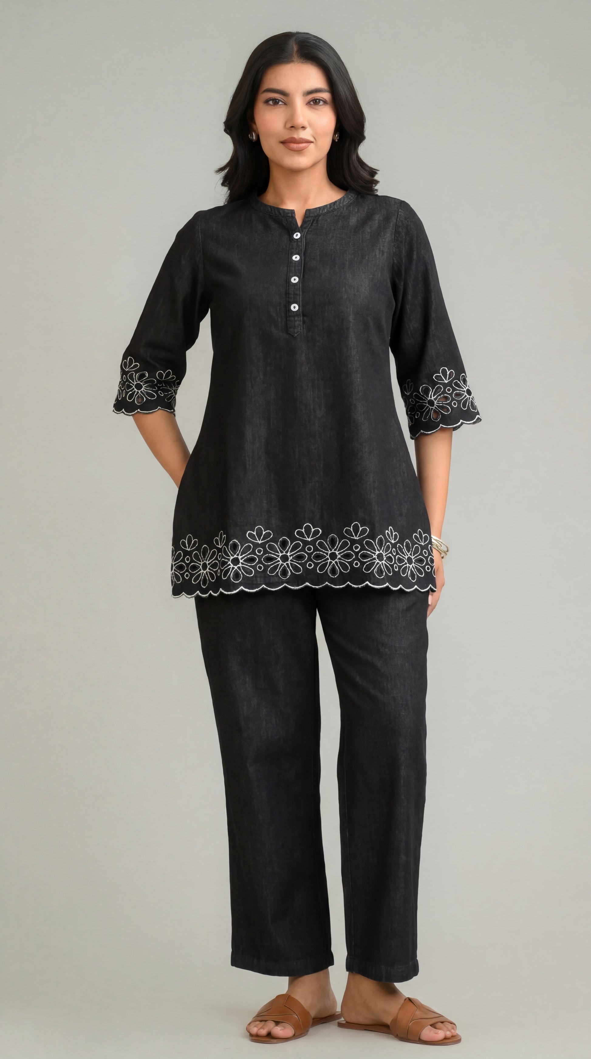 Product Carousel Image 2: Black is New Blue Co-ord Set