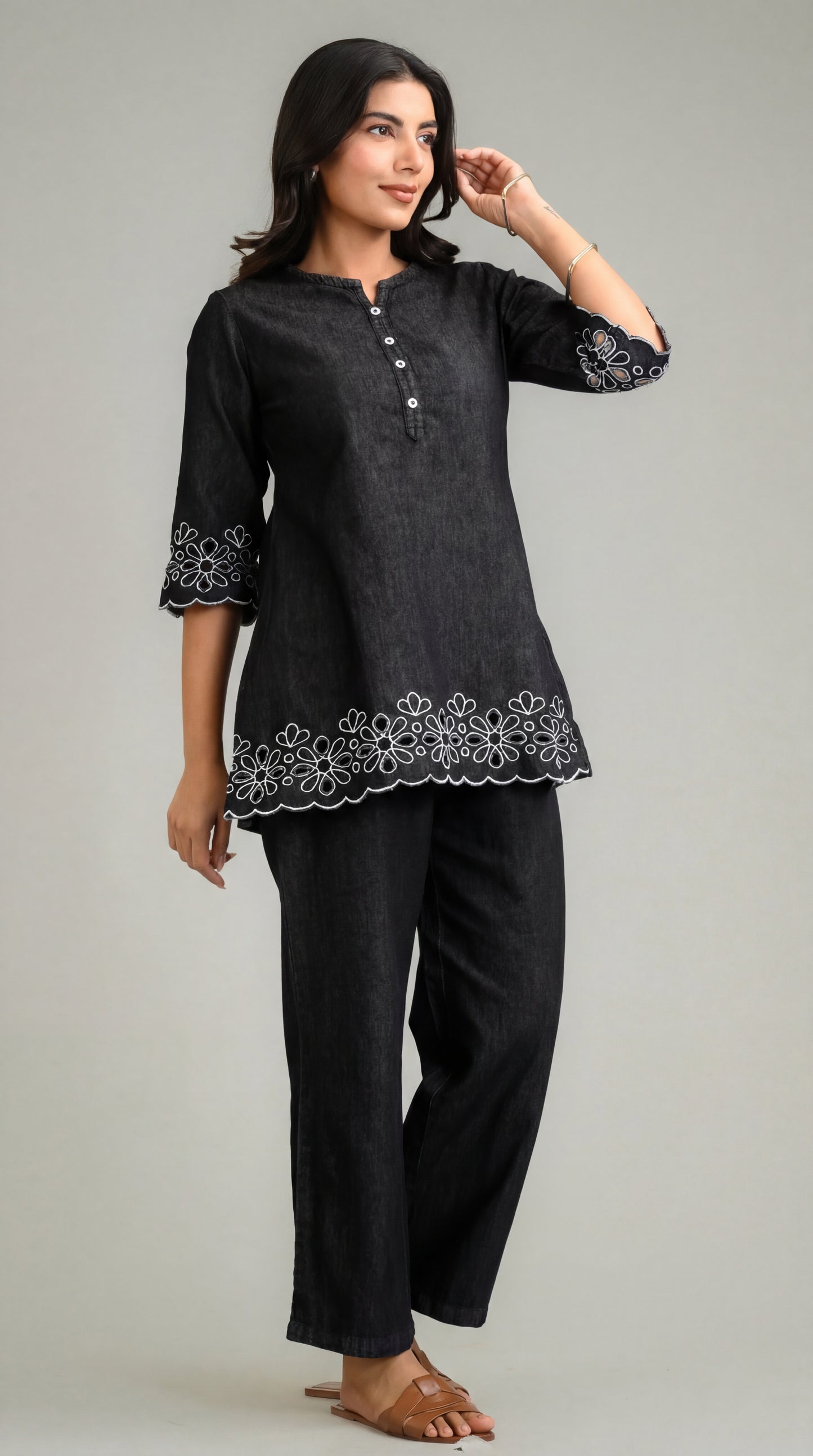 Black is New Blue Co-ord Set - Etiquette Apparel