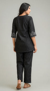 Black is New Blue Co-ord Set - Etiquette Apparel