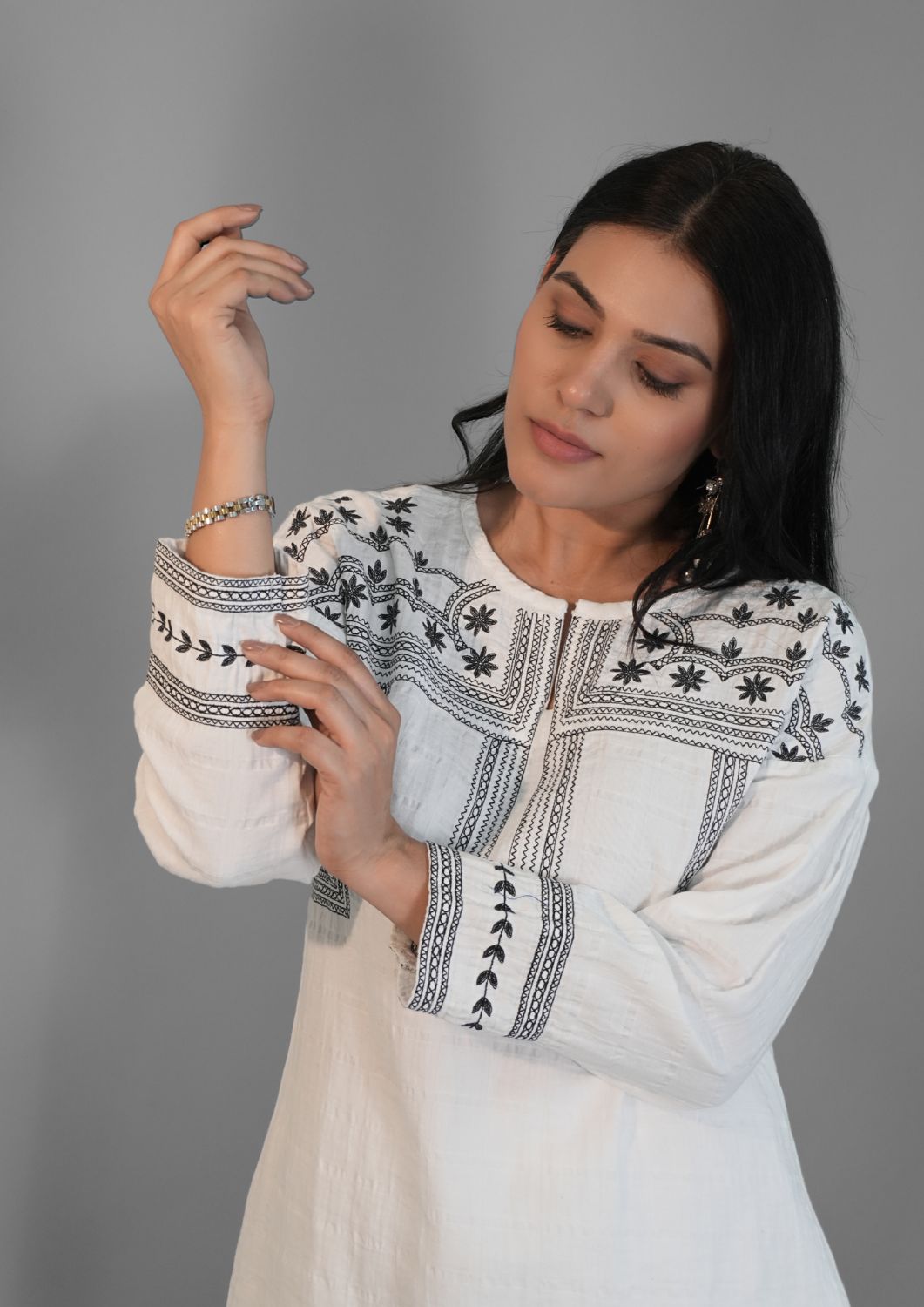 When Black Met White Co-ord Set - Etiquette Apparel