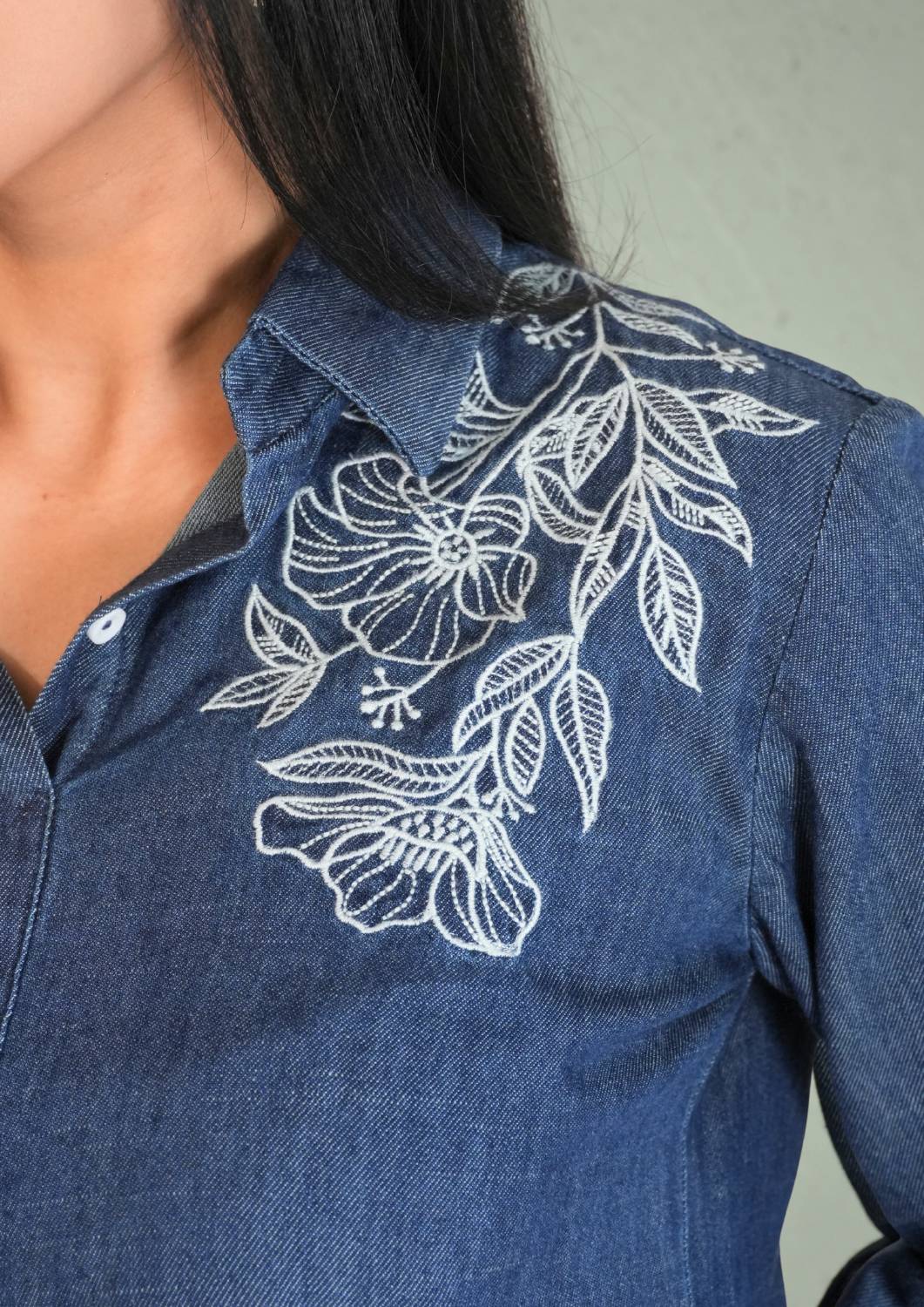 Product Carousel Image 3: Denim Days Done Right Top