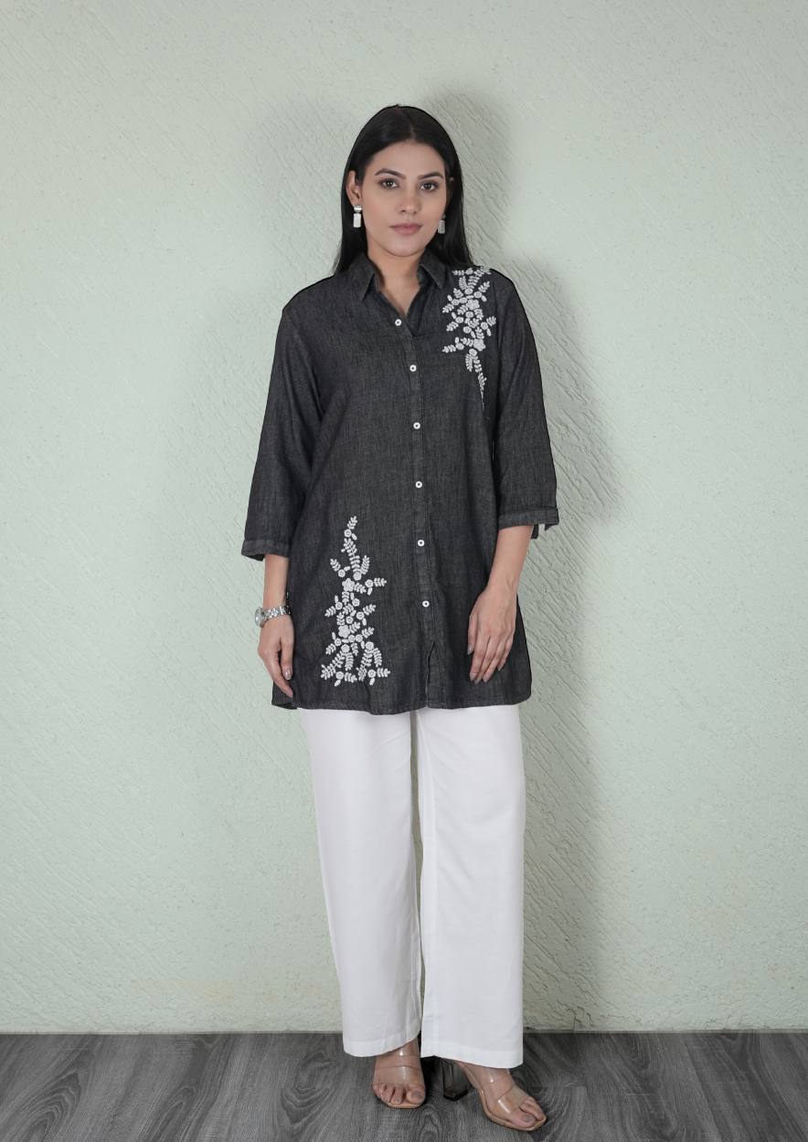 Product Carousel Image 2: Back in Black Top