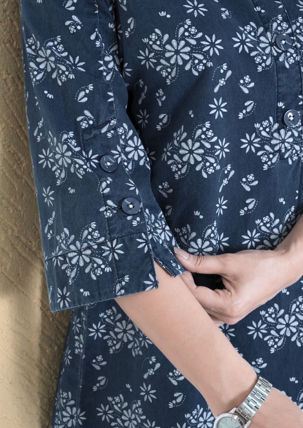 Product Carousel Image 10: Effortless Denim Charm Top