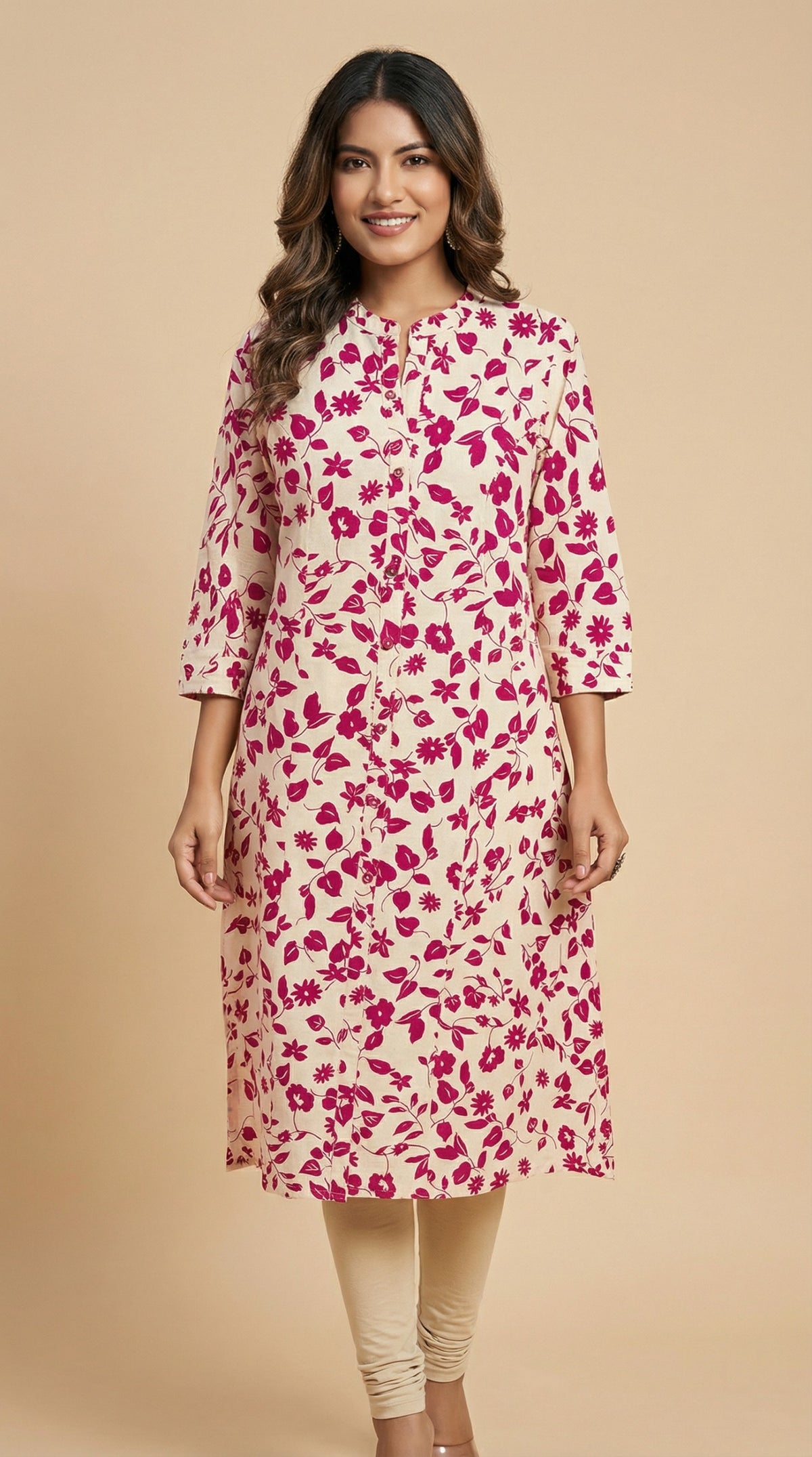 Summer Florals Printed Kurta - Etiquette Apparel