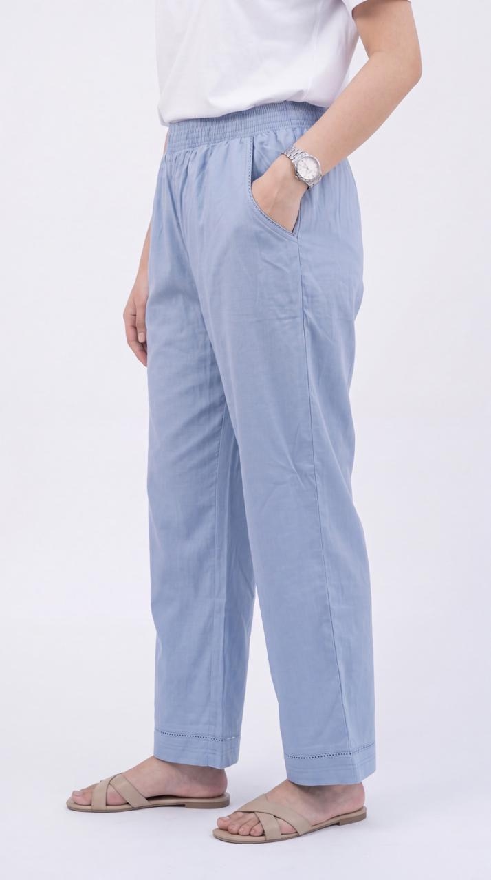 Full Broad Elasticated Pants - Etiquette Apparel