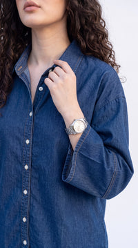Smart Casual Denim Co-ord Set - Etiquette Apparel
