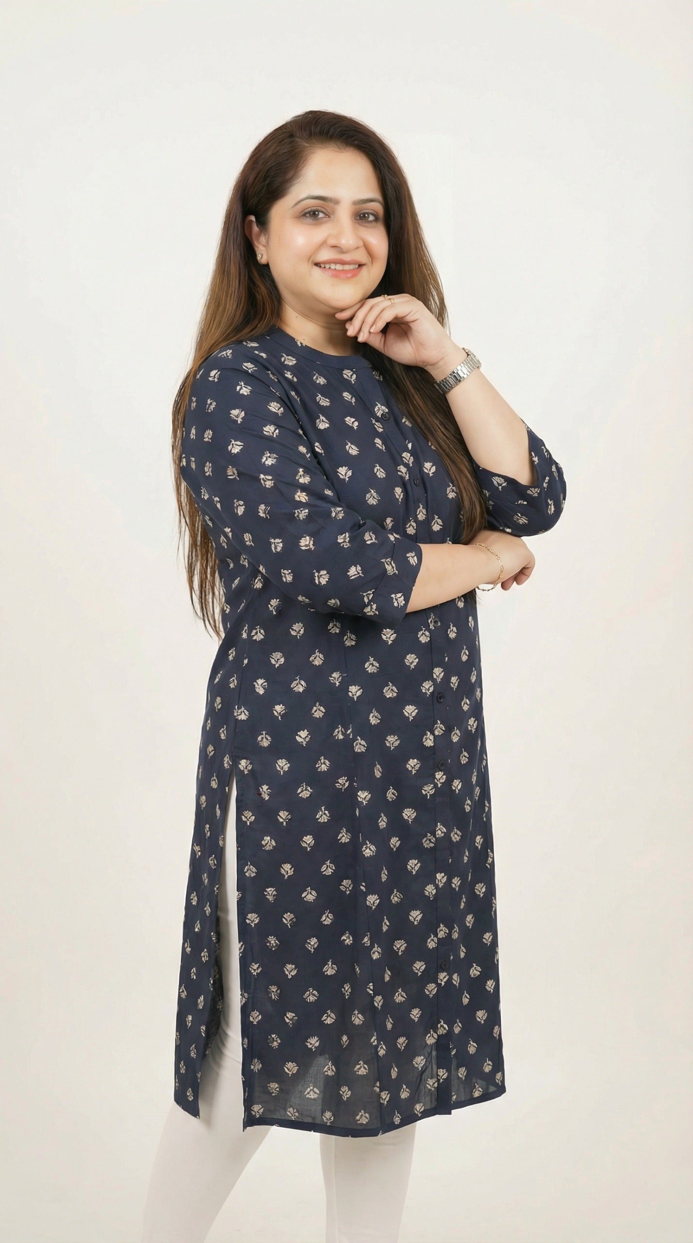 Summer Florals Printed Kurta - Etiquette Apparel