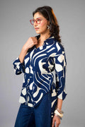 Product Carousel Image 3: Vintage Wash Print Top