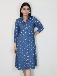 Denim Dress with a Heart - Etiquette Apparel