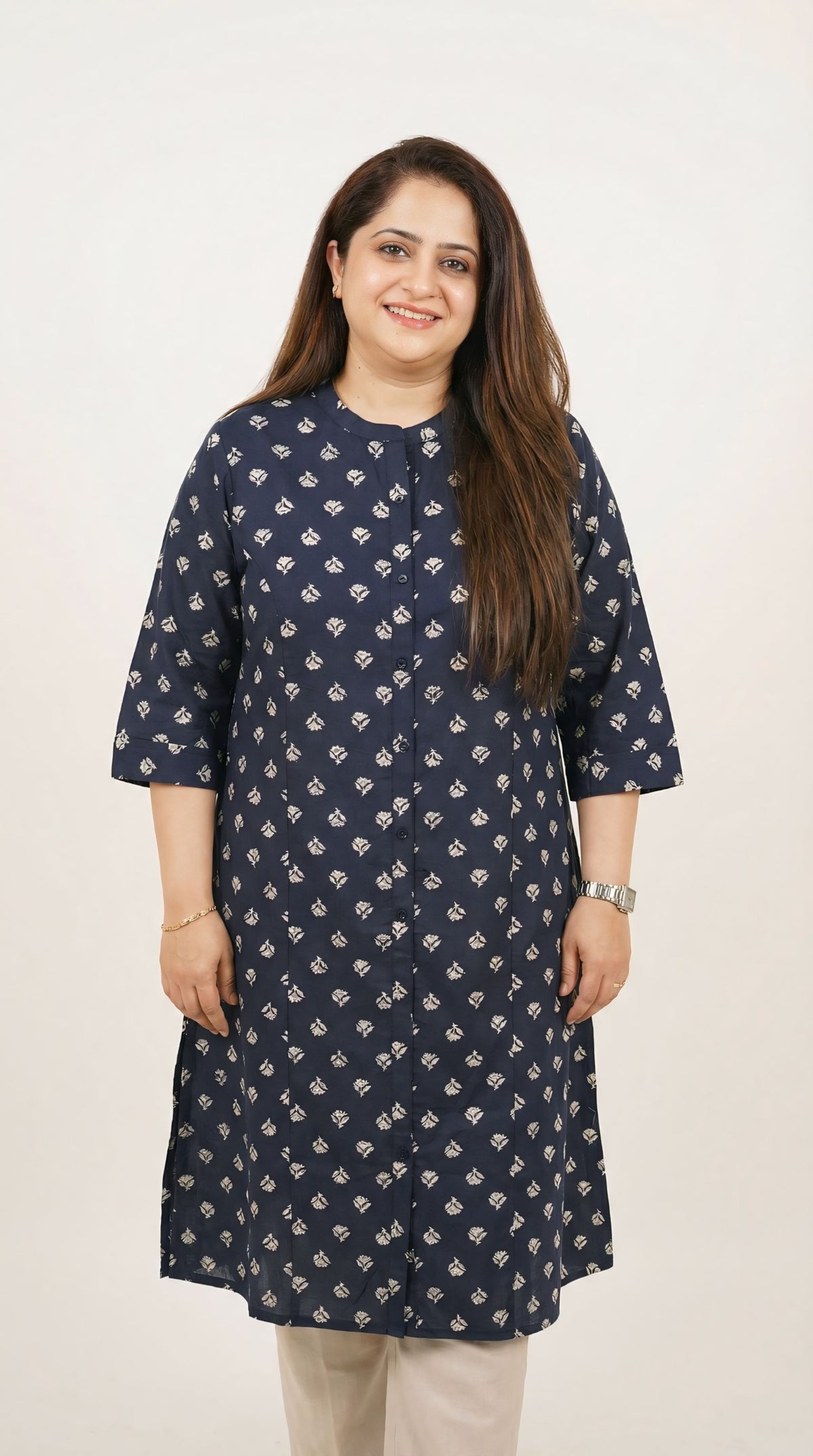 Summer Florals Printed Kurta - Etiquette Apparel