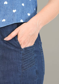 Denim Bottom in Motion - Etiquette Apparel