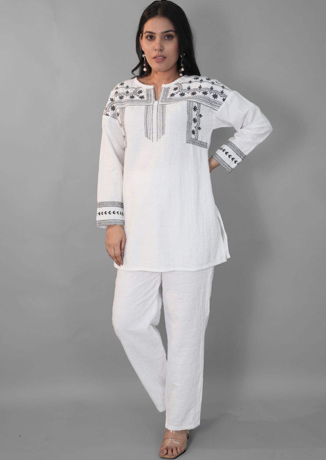 When Black Met White Co-ord Set - Etiquette Apparel