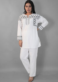 When Black Met White Co-ord Set - Etiquette Apparel