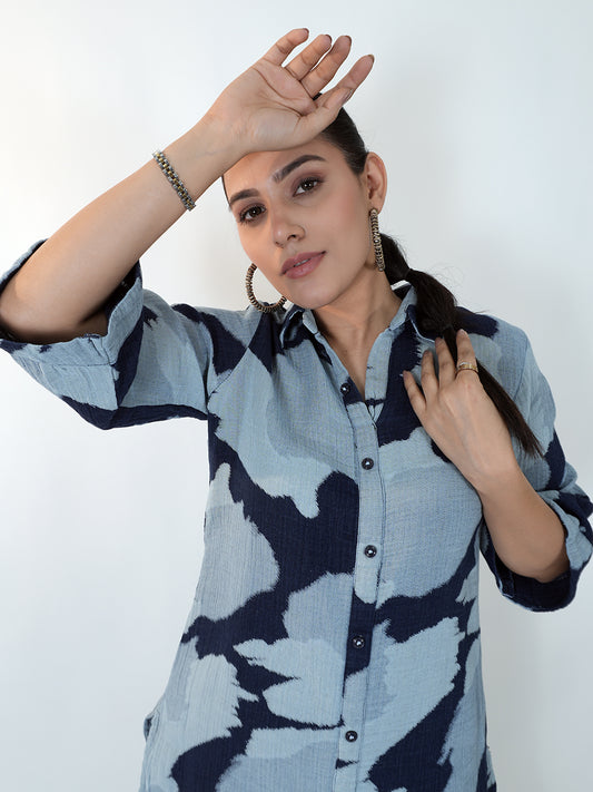 Camo Chic Top - Etiquette Apparel