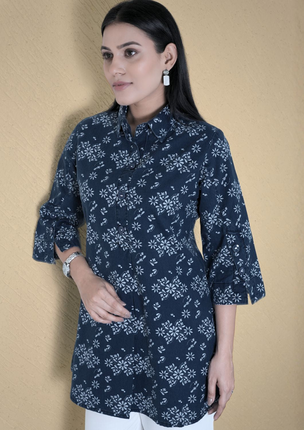 Product Carousel Image 11: Effortless Denim Charm Top