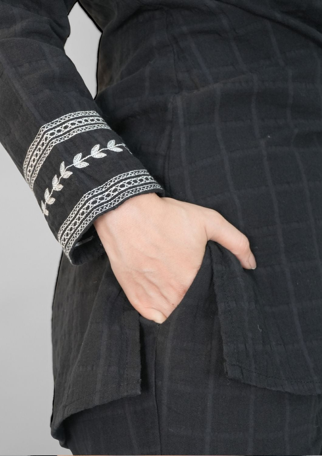 When Black Met White Co-ord Set - Etiquette Apparel